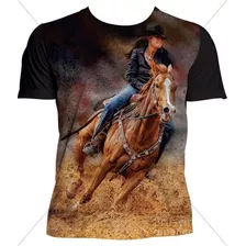 Camisa Mulher No Cavalo Competição 