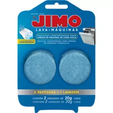 Kit C/ 2 Limpa Máquinas De Lavar Louças Jimo Pastilhas 2x20g