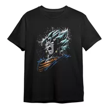 Camiseta Goku Splatter Dragon Ball Z Gt Geek Nerd Blusa