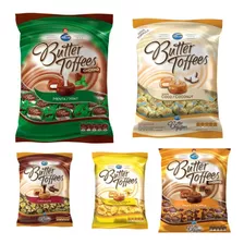 Bala Butter Toffees Kit 5 Pacotes De 500g. Escolha Sabores 