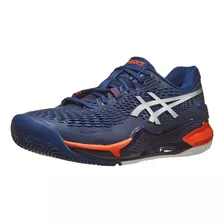 Zapatillas Asics Gel-resolution 9 Clay - Azul Oscuro