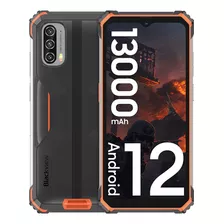 Blackview Bv7100 Rugged Smartphone,batería De 13000 Mah Android 12 Helio G85 6 Gb+128 Gb 6.58'' Fhd -naranja