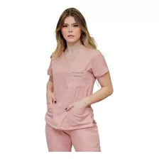 Pijama Cirúrgico Seca Rápido Moderno Feminino Não Amassa