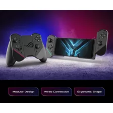 Gamepad Asus Rog Kunai 3 Rog Phone Preto Bluetooth Original