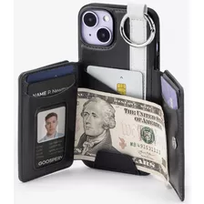 Funda Goospery Flex Wallet Para iPhone 14, [cordón Gratuito]