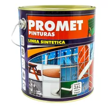 Pintura Esmalte De Alta Temperatura 0.9l - Promet Negro