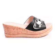 Sandalias Mujer Zapatos Plataformas Zuecos Picados Livianos