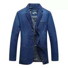 Chaarra De Jeans Básica Ropa De Hombre De Moda Abrigo