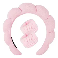 Diadema Cintillo Y Muñequeras Para Skincare / Maquillaje