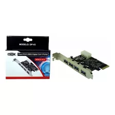 Placa Usb 3.0 4 Portas Externas Pci Express Pci-e Ate 5gbps