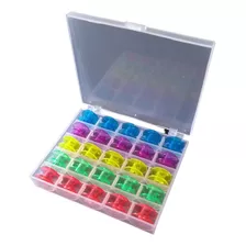 Caja Con 25 Bobinas Altas De Colores