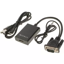 Conversor Vga A Hdmi Con Audio Full Hd 1080p Villa Urquiza