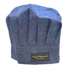 Gorro Gabardina Chef Cocina Parrilla Hombre Mujer Con Velcro