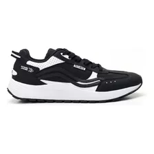 Zapatilla Urbana Negra Jogger-y Hombre Atomik Color Negro Diseño De La Tela Liso Talle 43 Ar