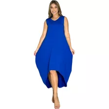 Vestido Feminino Mullet Plus Size Moda Saruel Verão Lindo