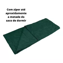 Saco De Dormir Acampamento Solteiro + Sacola Transporte Mor Cor Verde