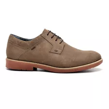 Bota Oxford Reta Oposta Masculino Em Couro Nobuck