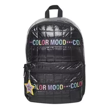 Mochila Espalda Baires Color Mood 16p Mooving Sharif Express Color Negro
