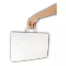 Bolsa Sacolasbr Branca Branco 35cm - 24cm
