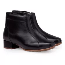 Bota Doctor Shoes Couro 1216 Preto