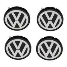 4 Tapas Tapa Central Para Llantas Volkswagen 55mm