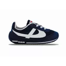 Tenis Panam Dama Y Caballero Color Azul Marino 22 Al 31