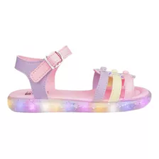 Sandália De Led Infantil Meninas Pampili Lulli Led Original