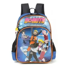 Mochila De Costas Escolar Boruto Naruto Preta Luxcel