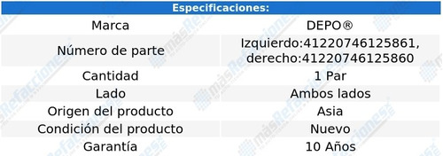 2 Faros Delanteros Depo Nissan Pathfinder Del 1999 Al 2004 Foto 4