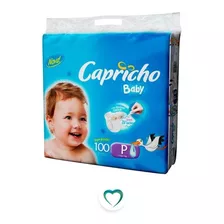 Fralda Descartável Infantil Capricho Baby - P 100 Unidades