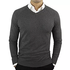 Sweater Pullover Hombre V Bremer Lana Angora Premium