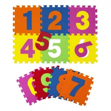 Tapete Eva 36 Peças Tatame Quebra Cabeça Infantil 7x7cm 8mm