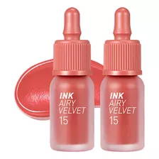 2 Tinta De Labios Ink Airy Velvet N° 15 Soft Coral