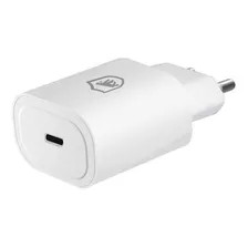 Carregador Turbo Tipo C - Qc 3.0 - Até 25w - Branco - Gshield