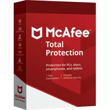 Mcafee Total Protection - 1 Dispositivo 1 Año