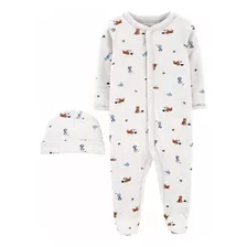 Pijama Macacão Com Touca Importado Carters Menino Original