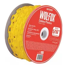 Cadena Plástica Amarilla 5/16 Pulgadas Wolfox Wf9359