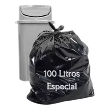 Saco Para Lixo 100 Litros Reforçado 100 Unidades Limpeza
