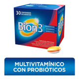 Bion 3 Adulto 30 Comprimidos Vitaminas Probioticos Minerales