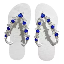 Chinelo Havaianas Decorados Pedraria Glitter Noivas Sandalia