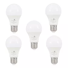 5x Lâmpadas Led Bulbo A60 Bivolt 9w- 3000k/4000k/6500k Gaya