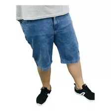 Bermuda Jeans Masculina Com Lycra Modelos Plus Size Até 66