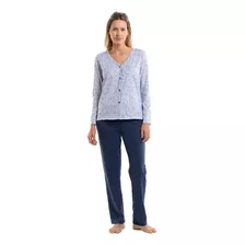 Pijama Camisero Promesse By Woman Art 15235 100% Algodon