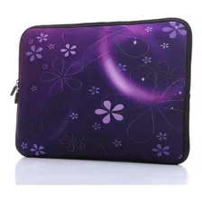 Funda Para Laptop De 11,6-12 Pulgadas Diseno Flores Viole...