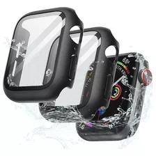 2 Fundas Impermeable Case Cristal Templado Para Apple Watch