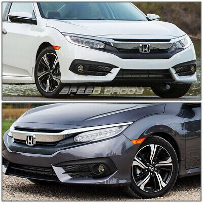 For 16-17 Honda Civic Sedan Coupe Smoked Lens Bumper Fog Spp Foto 5