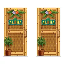 Beistle S57314az2 2 Piezas Aloha Door Covers 30 X 5