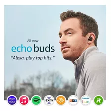 Auriculares Inalambricos Amazon Echo Buds + Estuche Negro