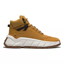 Trekking De Piel Caña Media Timberland Turbo Hiking Tb0a41gu231 Diseño Liso Amarillo 27 Mx Para Hombre