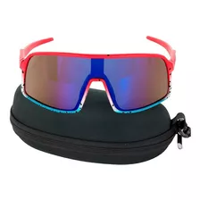 Lentes Deportivos De Ciclismo Polarizados Rojo D1219